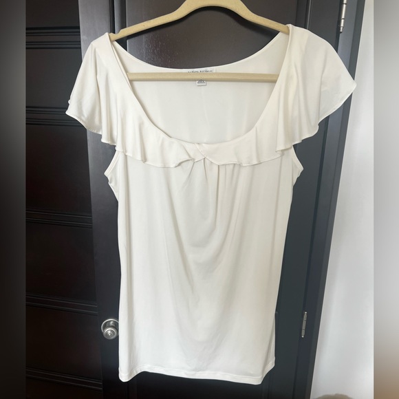 Banana Republic stretch ruffle blouse - Picture 2 of 4